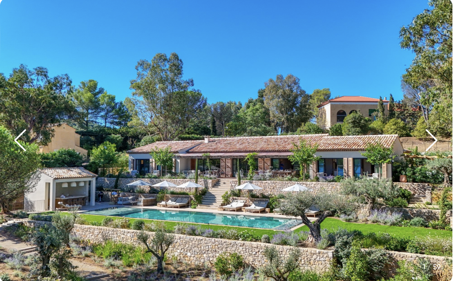 Villa L'olivier avec piscine