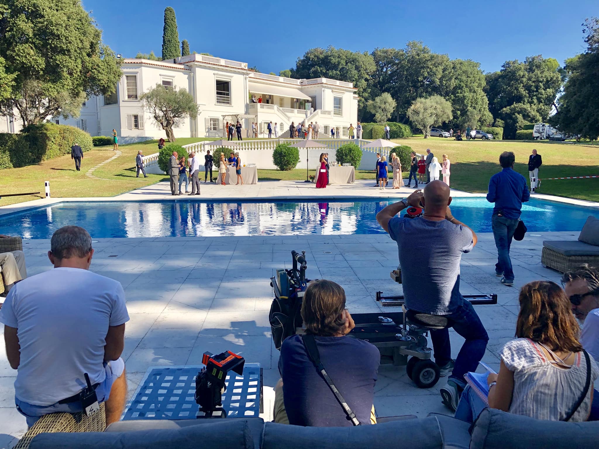 Évènement privé: Tournage dans une villa louée