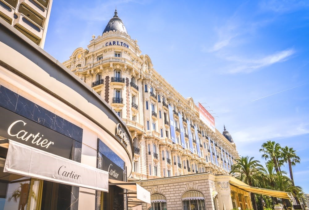 Hôtel Carlton sur la croisette