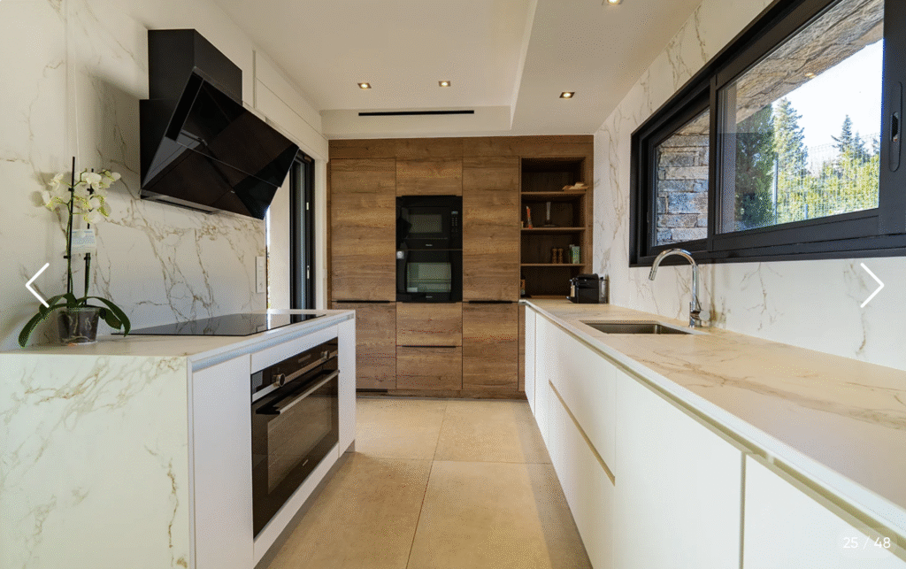 Grande cuisine en marbre