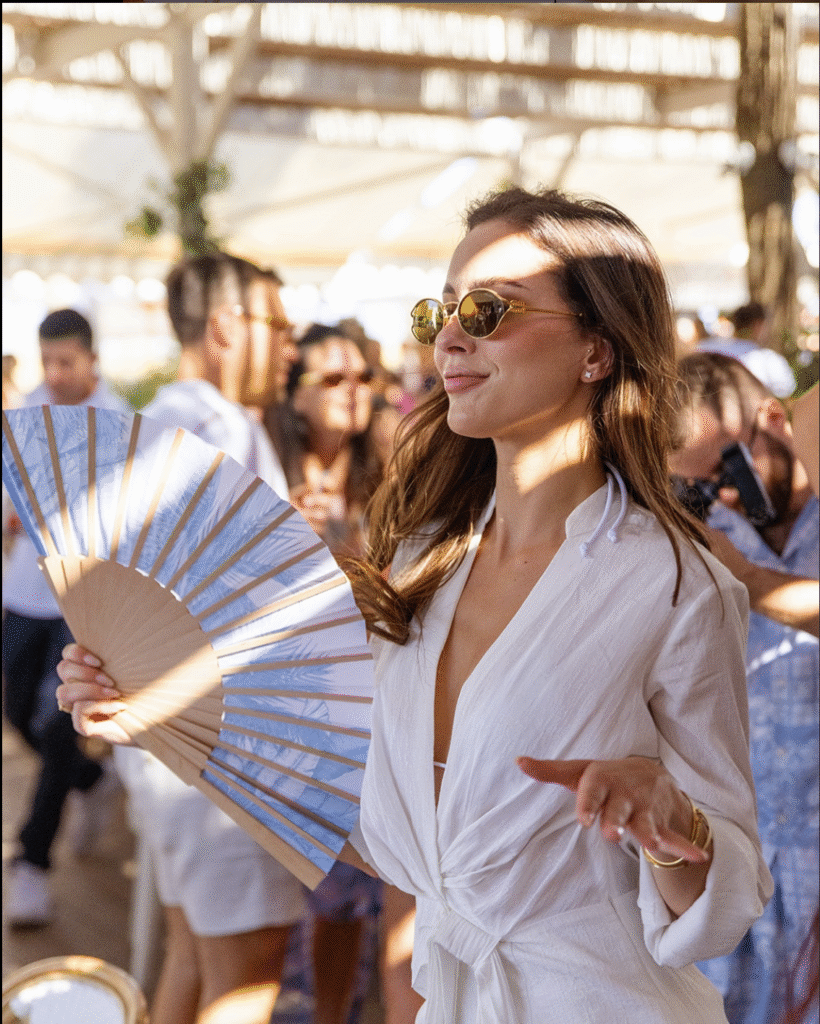 Beach club sur la Côte d'Azur