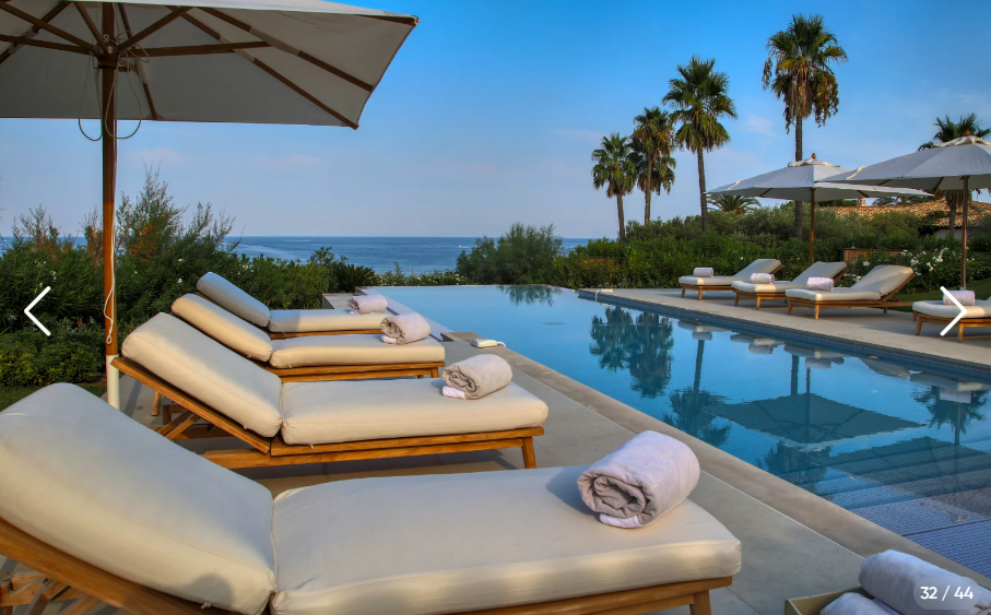 Piscine de la Villa Celestia