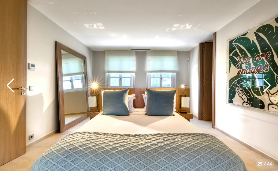 Deuxième chambre de la Villa Celestia