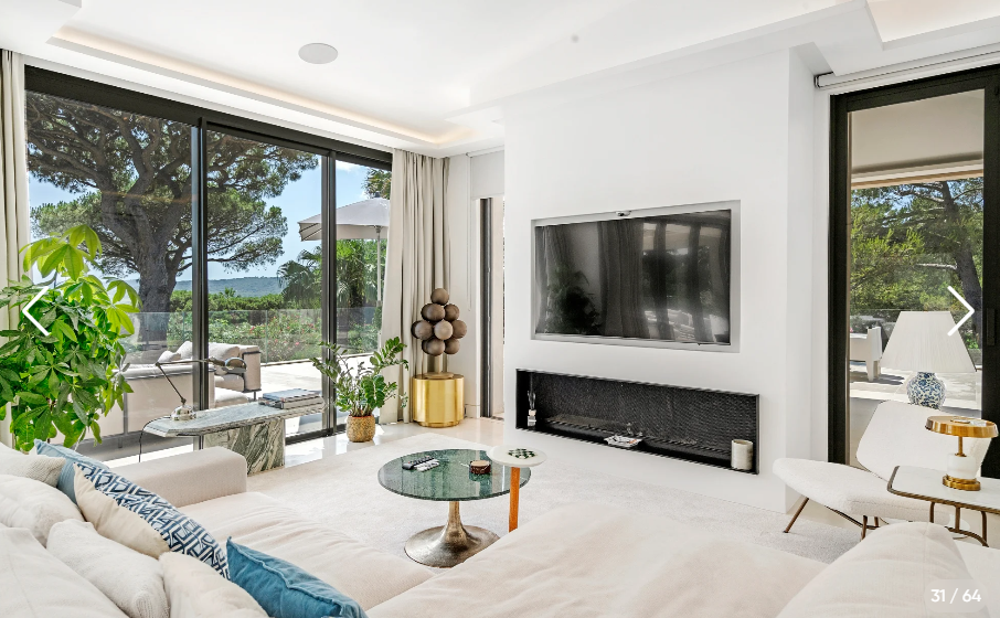 Deuxième salon de la villa Bella Vista