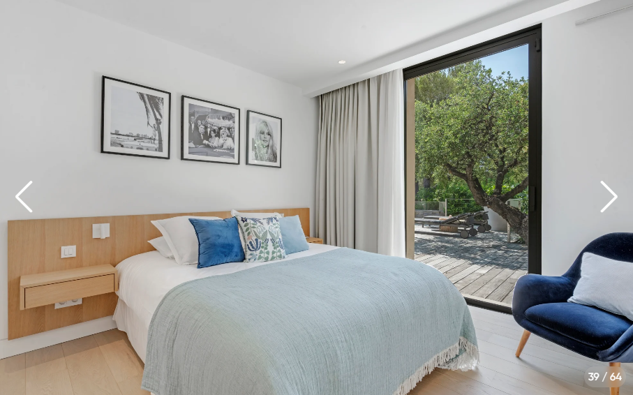 Première chambre de la villa Bella Vista