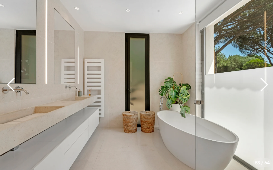 Seconde salle de bain de la villa